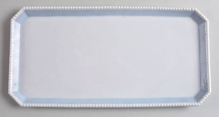 Perl Blue Tray for Creamer & Sugar with Lid