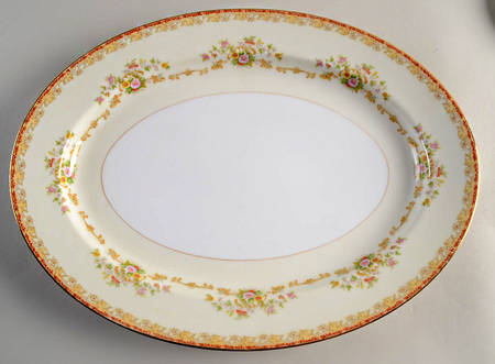 N1517 16" Oval Serving Platter