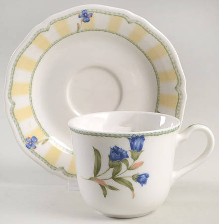 Summer Estate (Korea) Flat Cup & Saucer Set