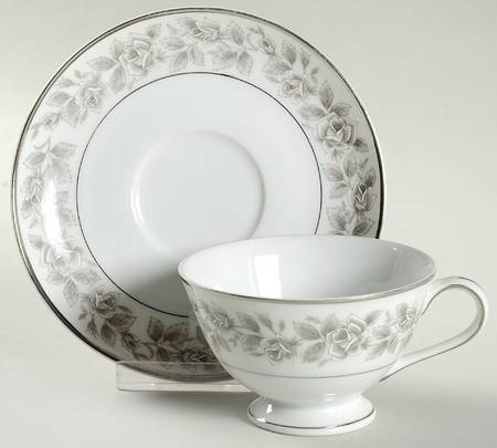 Rosalyn Footed Cup & Saucer Set