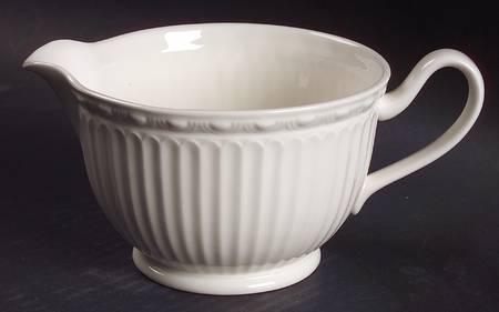 Palazzo White Open Sauce Boat