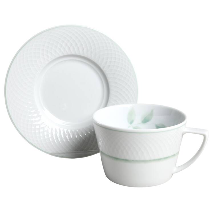 Sasa Mint Flat Cup & Saucer Set