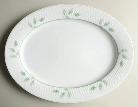 Sasa Mint 14" Oval Serving Platter