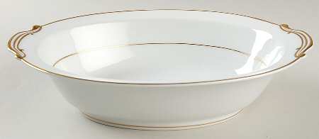 N1595 10" Oval Vegetable Bowl