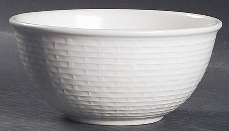 Wicker White 5" All Purpose Bowl