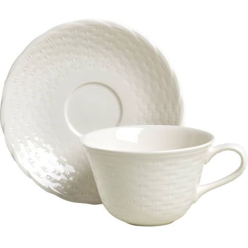 Flat Cup & Saucer Set