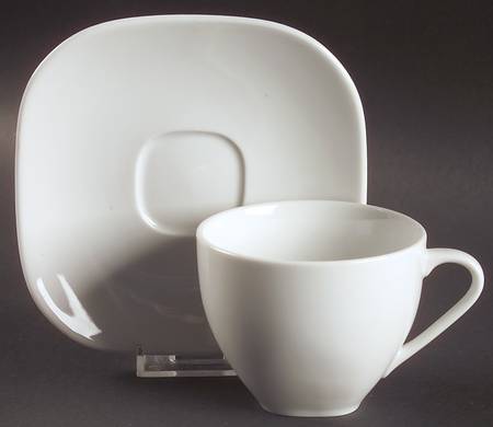Shiro Flat Cup & Saucer Set