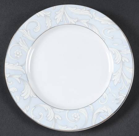 Blue Mist Platinum Bread & Butter Plate by Nikko