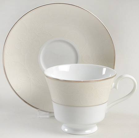 Footed Cup & Saucer Set