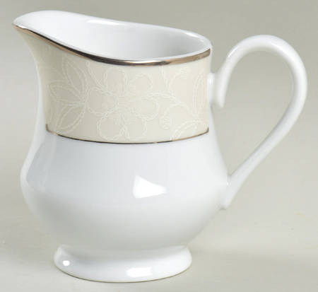 White Linen Creamer