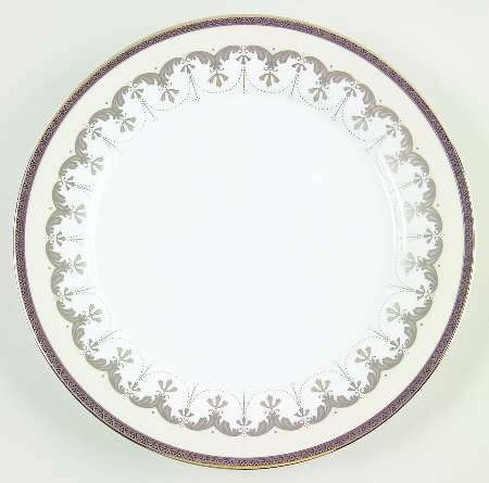 Platinum Splendor Salad Plate