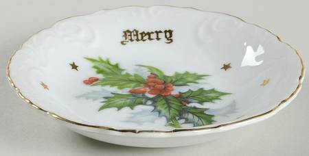 Merry Christmas Fruit/Dessert (Sauce) Bowl