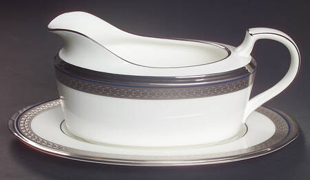 Continental Cobalt Gravy Boat & Underplate (Relish/Butter)