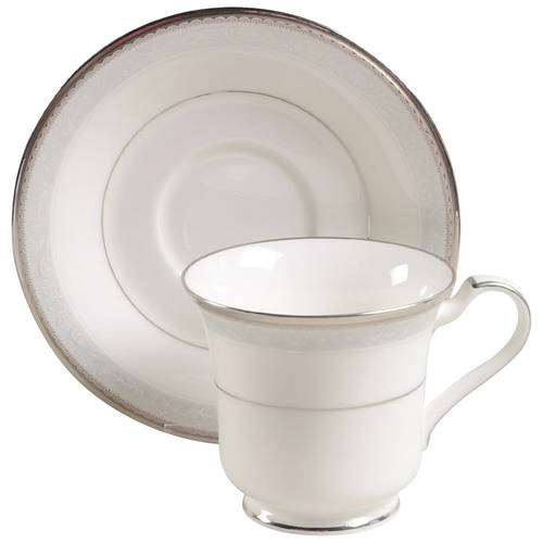 Manderleigh Footed Cup & Saucer Set