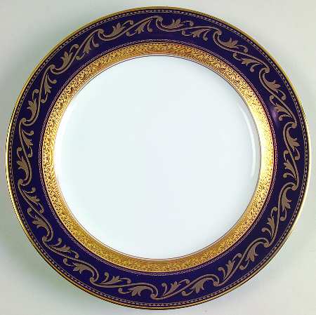 Crestwood Cobalt Gold Accent Luncheon Plate