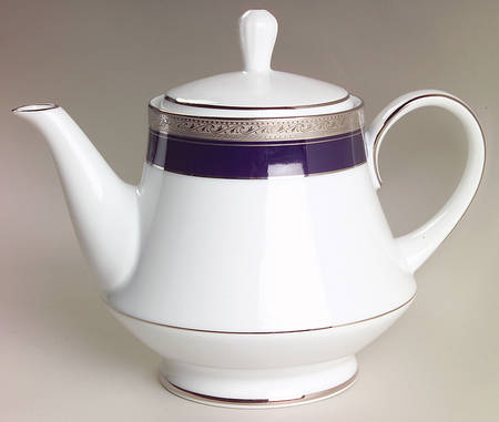 Crestwood Cobalt Platinum Teapot & Lid