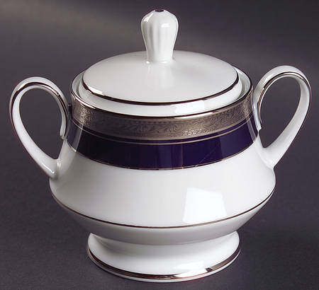 Noritake Crestwood Gold Sugar Bowl With Lid – Elegant Porcelain With Gold Band - View #4