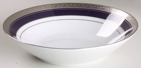 Crestwood Cobalt Platinum Coupe Soup Bowl
