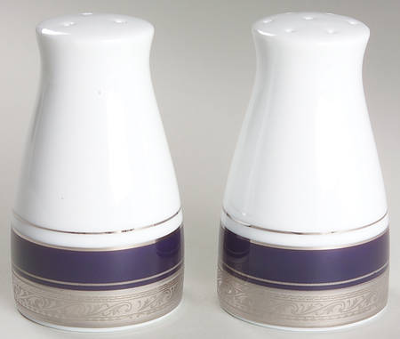 Crestwood Cobalt Platinum Salt & Pepper Set