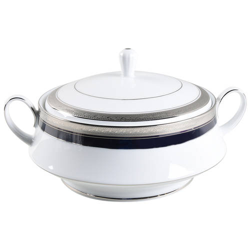 Crestwood Cobalt Platinum Round Covered Vegetable