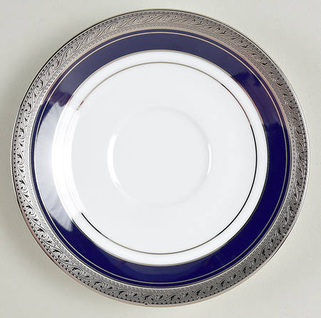 Crestwood Cobalt Platinum Saucer