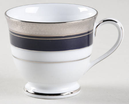 Crestwood Cobalt Platinum Footed Demitasse Cup