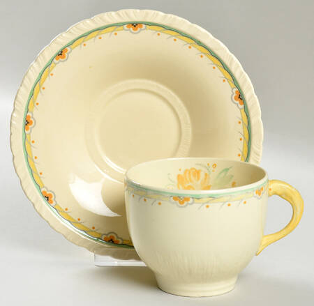 1213 Oversized Cup & Saucer Set by Newhall