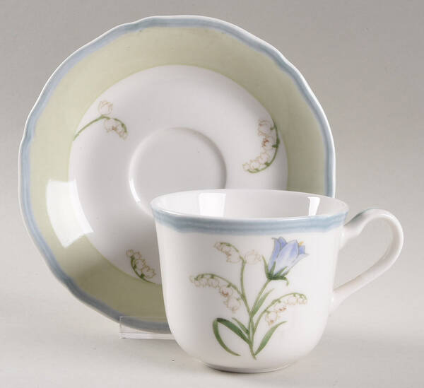 Summer Valley Flat Cup & Saucer Set