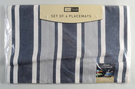 Colorwave Graphite Cloth Placemat - Set of 4