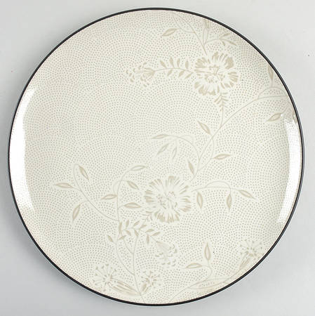 Colorwave Graphite 12" Chop Plate (Round Platter) by Noritake