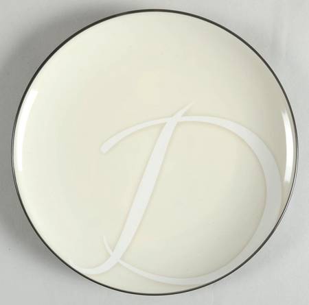 Colorwave Graphite Accent Salad Plate Mono "D"