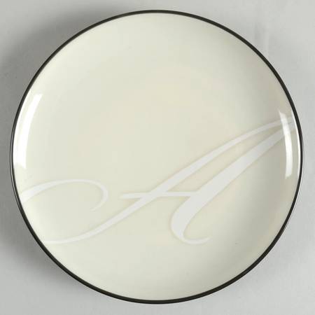 Colorwave Graphite Accent Salad Plate Mono "A"