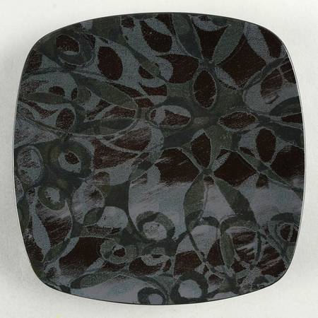Colorwave Graphite Square Accent Salad Plate
