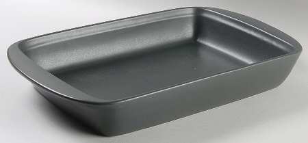 Colorwave Graphite 15" Rectangular Baker