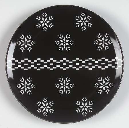 Colorwave Graphite Holiday Salad Plate by Noritake