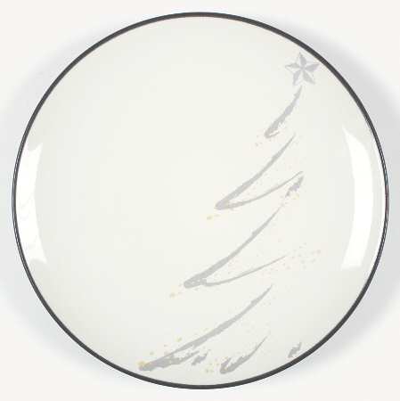 Colorwave Graphite Holiday Salad Plate
