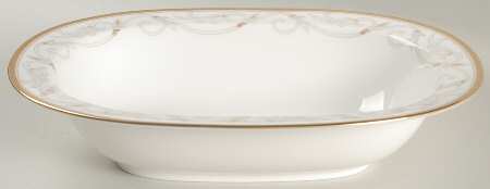 Marteza 10" Oval Vegetable Bowl