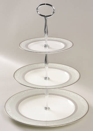 Yasmin 13 7/8"-14 1/4" 3-Tiered Serving Tray(DP,SP,BB) HC