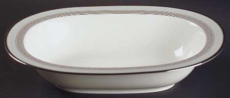 Yasmin 10" Oval Vegetable Bowl
