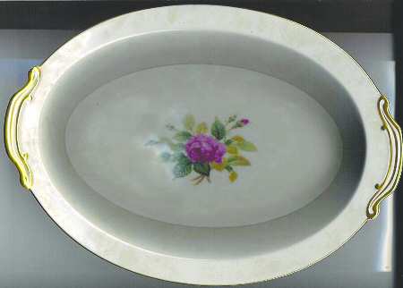 N1670 10" Oval Vegetable Bowl