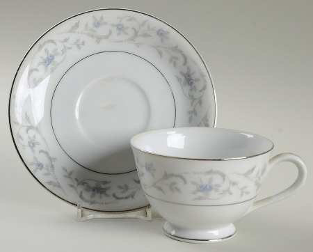 Bluebell Footed Cup & Saucer Set