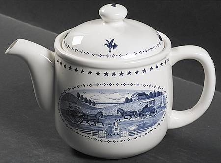 Americana Teapot & Lid