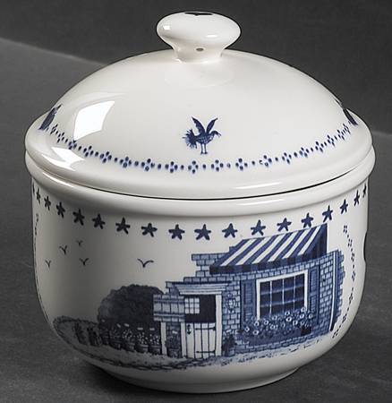 Americana Sugar Bowl & Lid