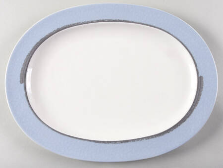 Ambience Blue 14" Oval Serving Platter