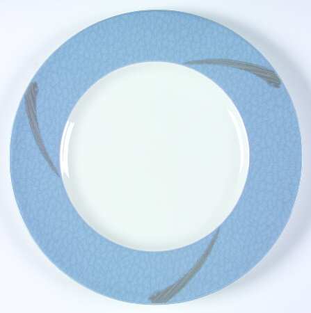 Ambience Blue Accent Luncheon Plate