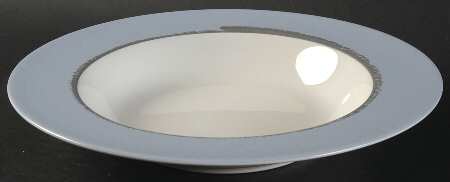 Ambience Blue Large Rim Soup Bowl