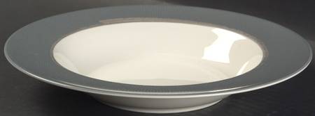 Ambience Charcoal Large Rim Soup Bowl
