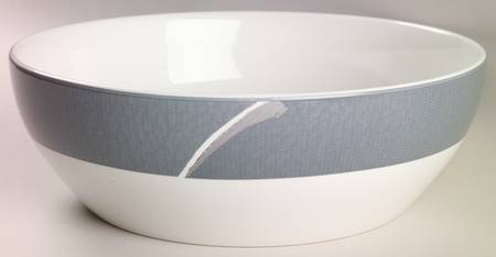 Ambience Charcoal 10" Round Vegetable Bowl