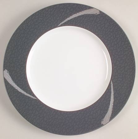 Ambience Charcoal Accent Luncheon Plate