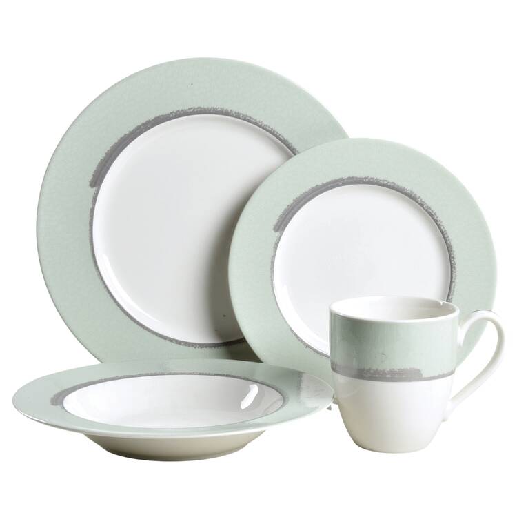 Ambience Green 4 Piece Place Setting